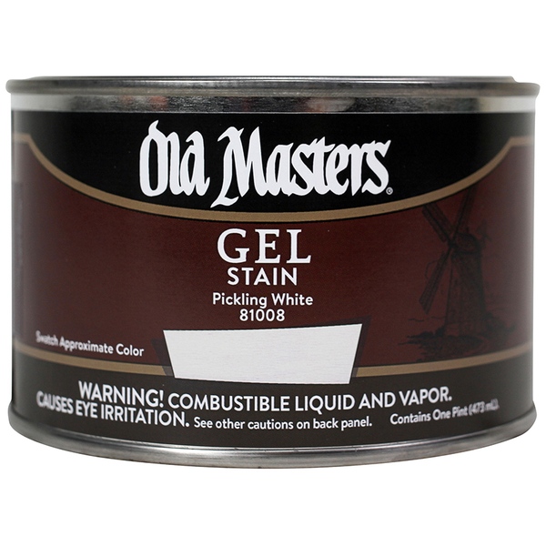 Old Masters 1 Pt Pickling White Oil-Based Gel Stain 81008